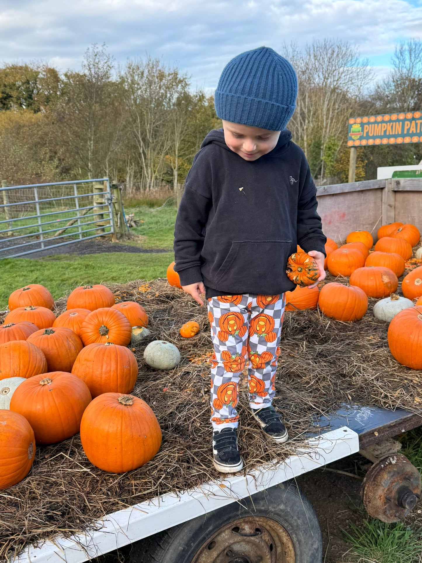 Rolled Hem Leggings - Kids