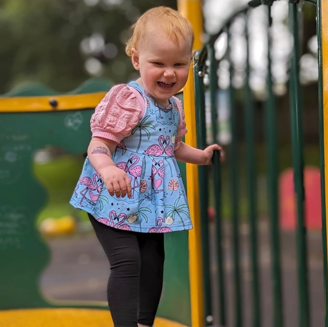 Cross-Back Peplum - Kids