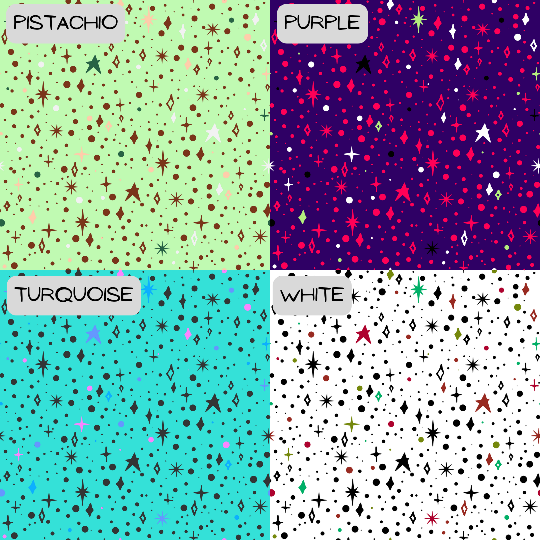 Sketchy Stars - Various Colour Options