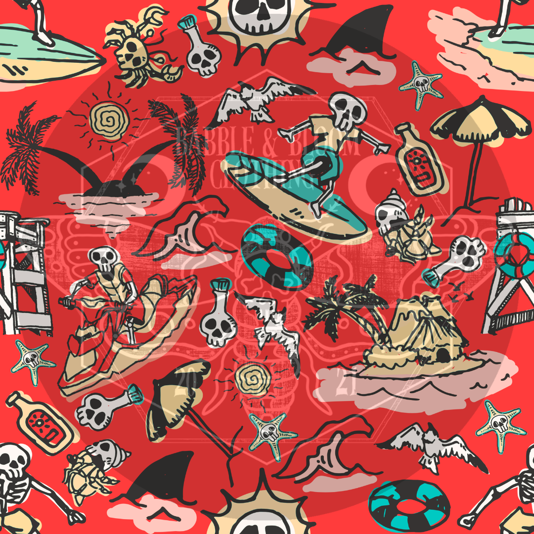 Skelly Surf Red