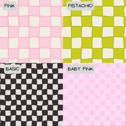 Wavy Check - Various Colour Options