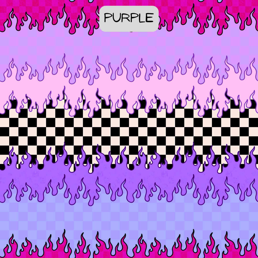 Flames - Various Colour Options