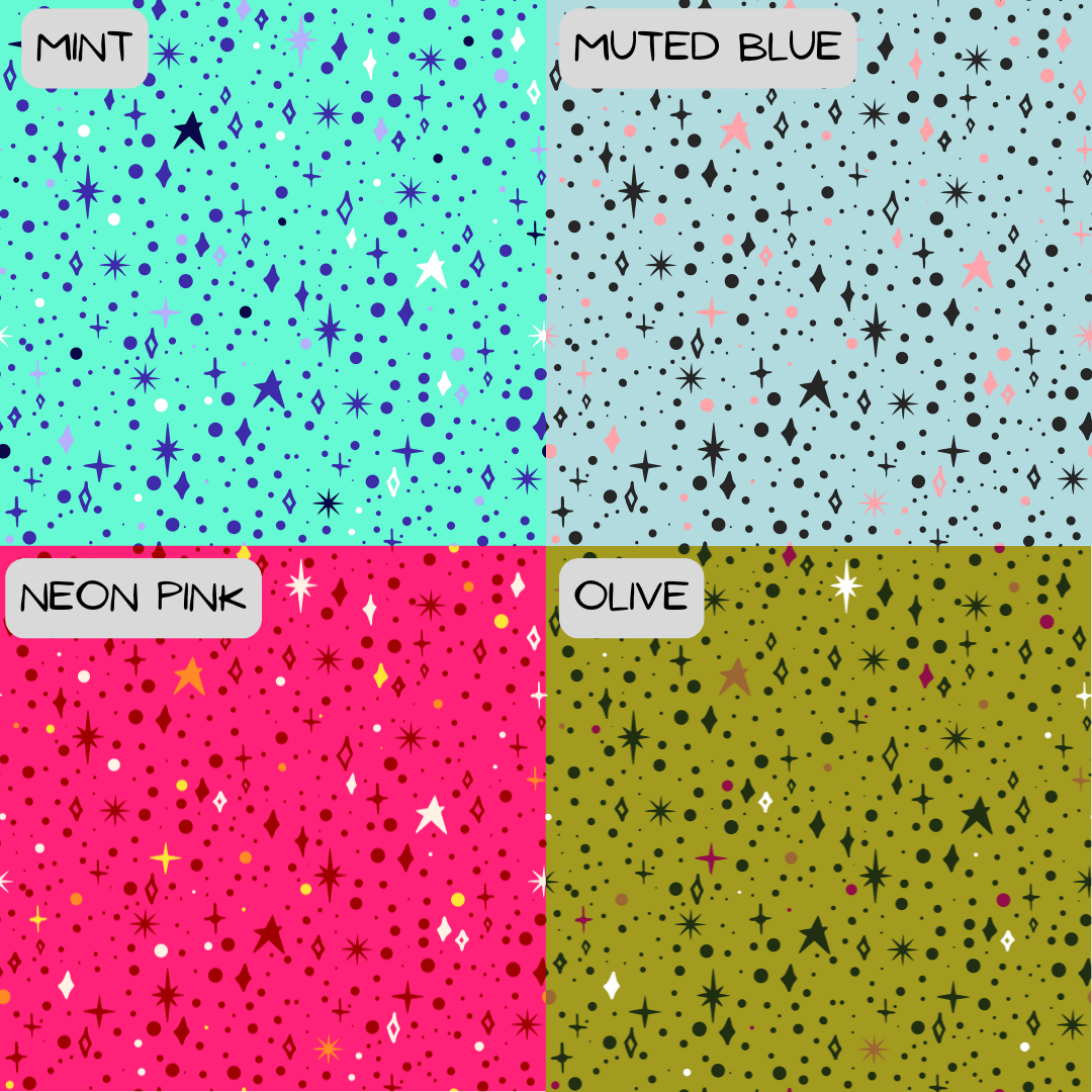 Sketchy Stars - Various Colour Options