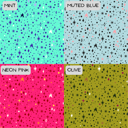 Sketchy Stars - Various Colour Options