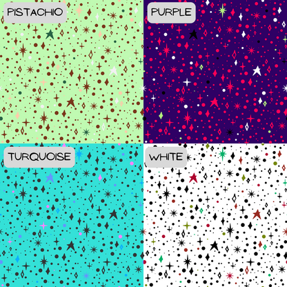 Sketchy Stars - Various Colour Options