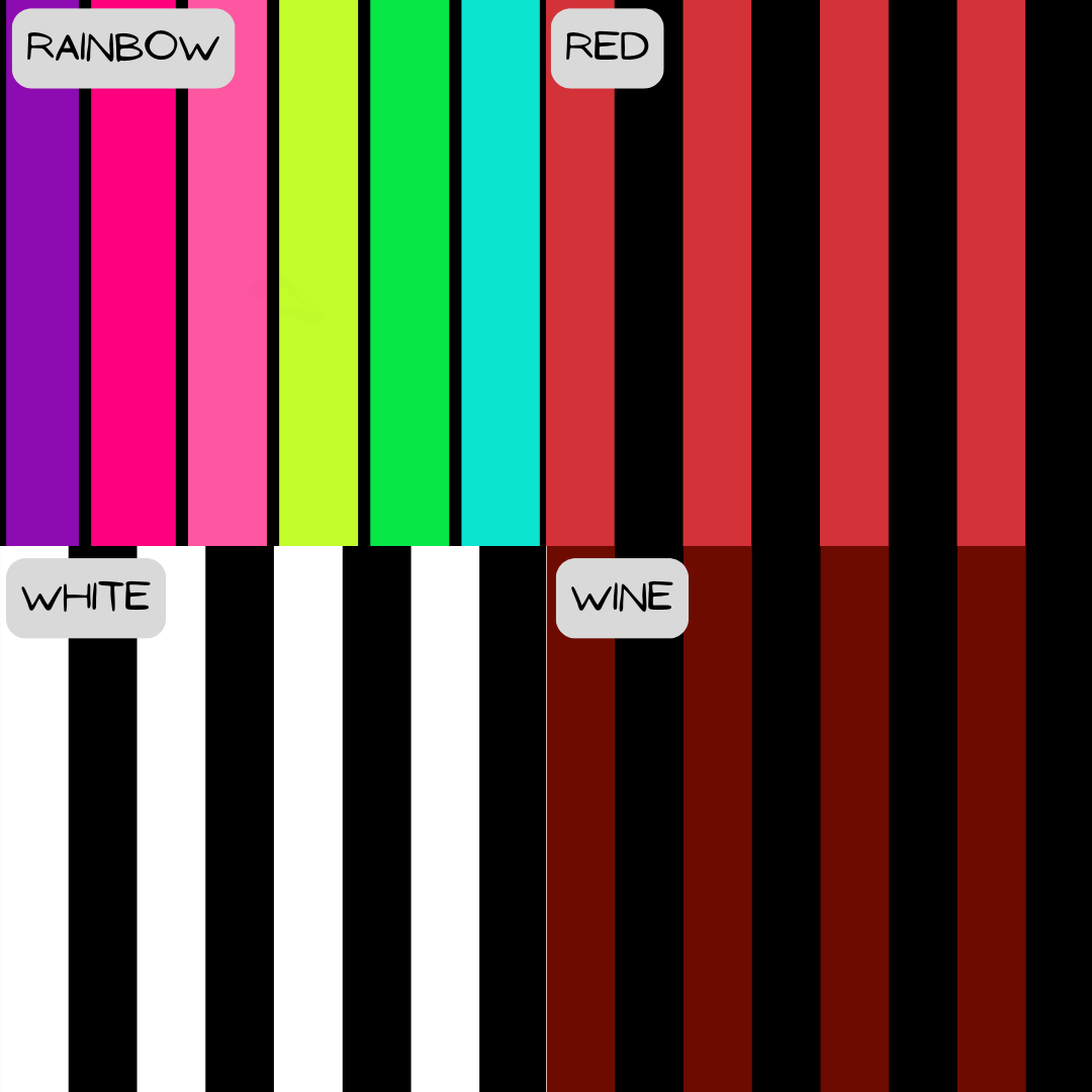 Stripes - Various Colour Options