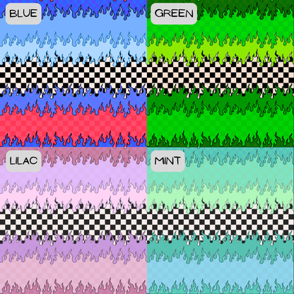 Flames - Various Colour Options