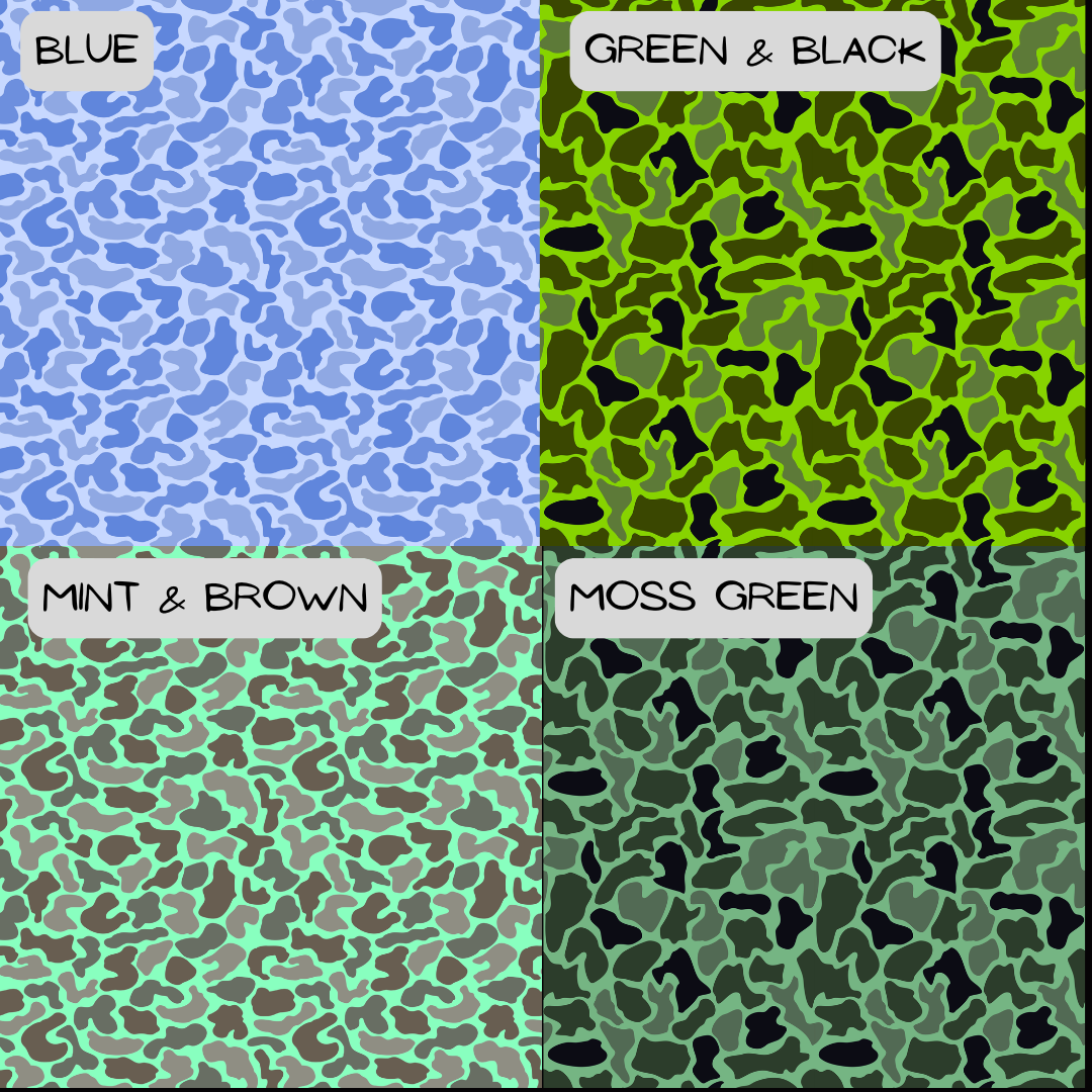 Camo - Various Colour Options