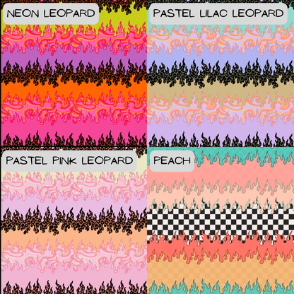 Flames - Various Colour Options