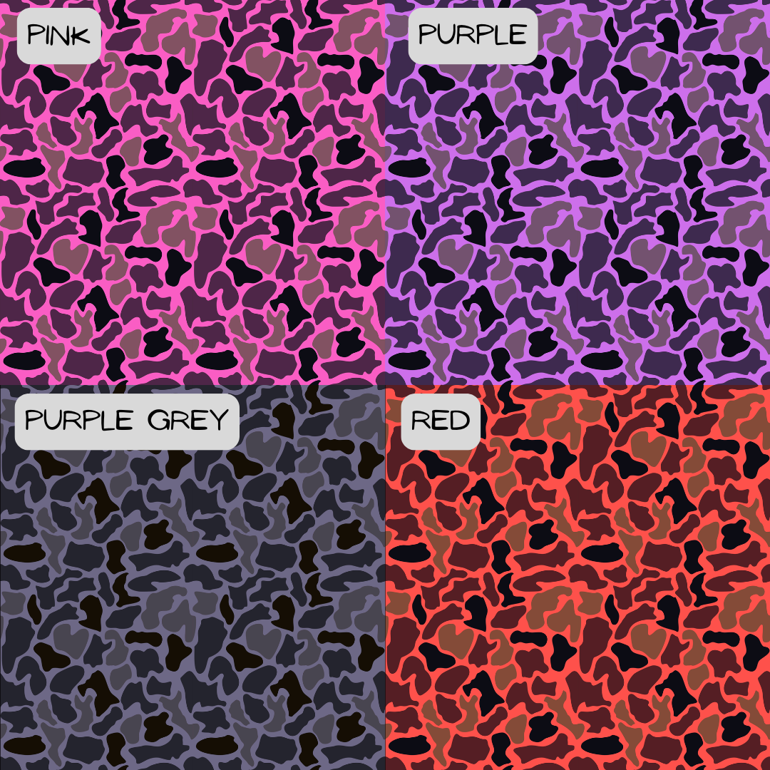 Camo - Various Colour Options