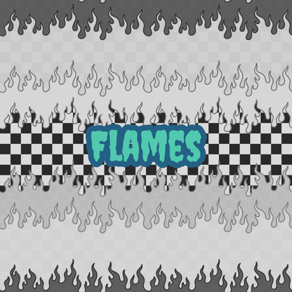 Flames - Various Colour Options