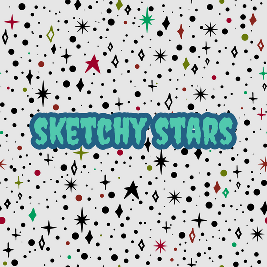 Sketchy Stars - Various Colour Options