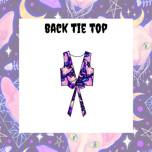 Back Tie Top - Adults