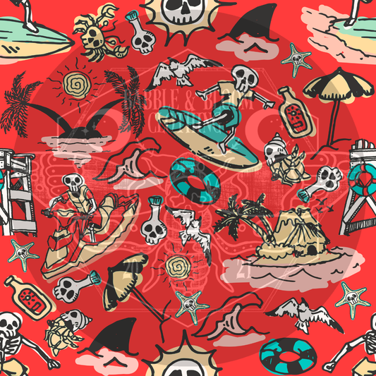Skelly Surf Red