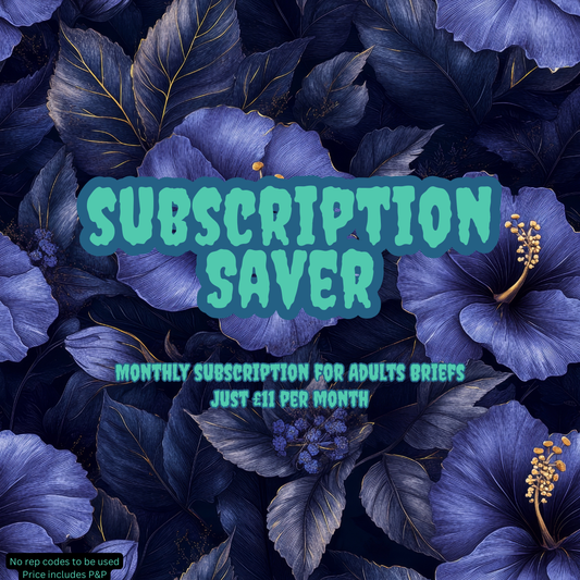 Subscription Saver - Adults Pants (Sizes UK4 to UK22)