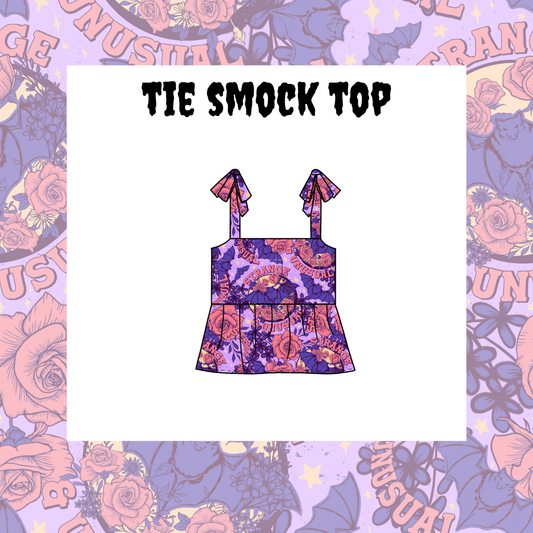 Tie Smock Top - Adults