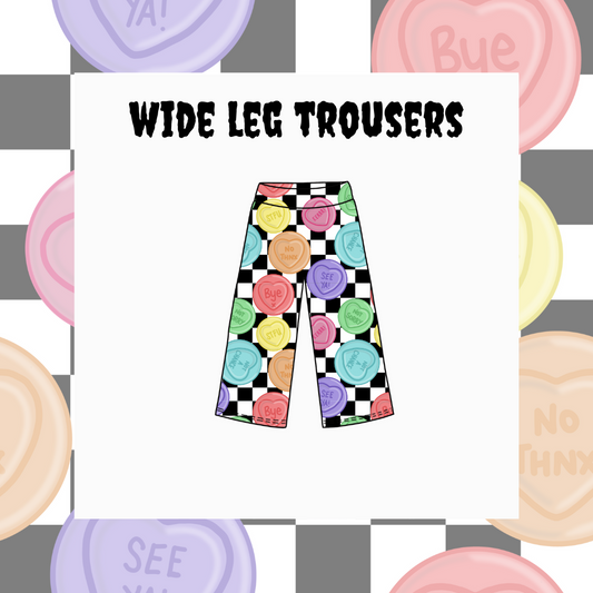 Wide Leg Trousers - Tweens