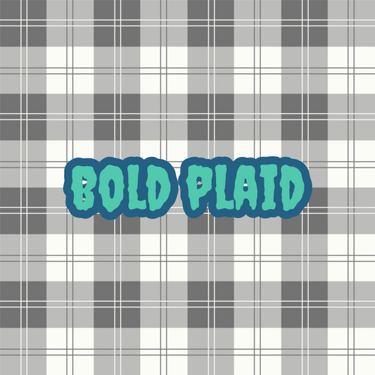 Bold Plaid - Various Colour Options