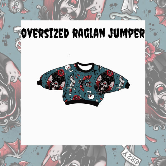 Oversized Raglan Jumper - Kids