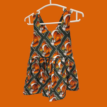 Cross-Back Peplum - Kids